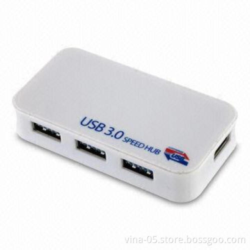 USB 3.0 Hub with 4-port and Transmission Speed up to 5Gbps